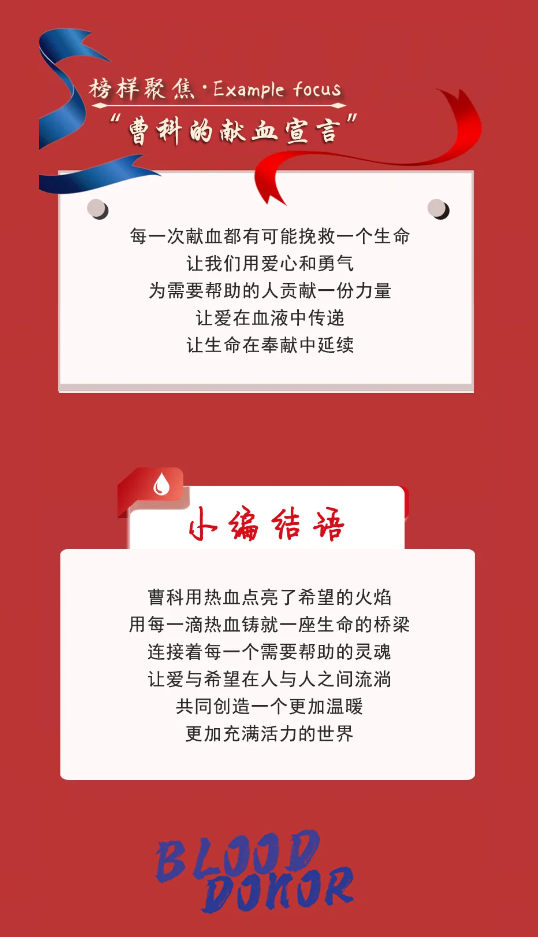 「榜样聚焦」二十周年，我与献血者日一同走过
