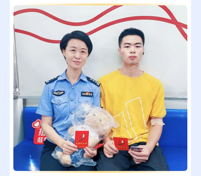 热血映警徽！湖南交警用热血为生命“续航”