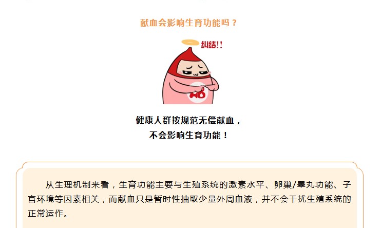 血液研究所 | 献血会影响生育功能吗？