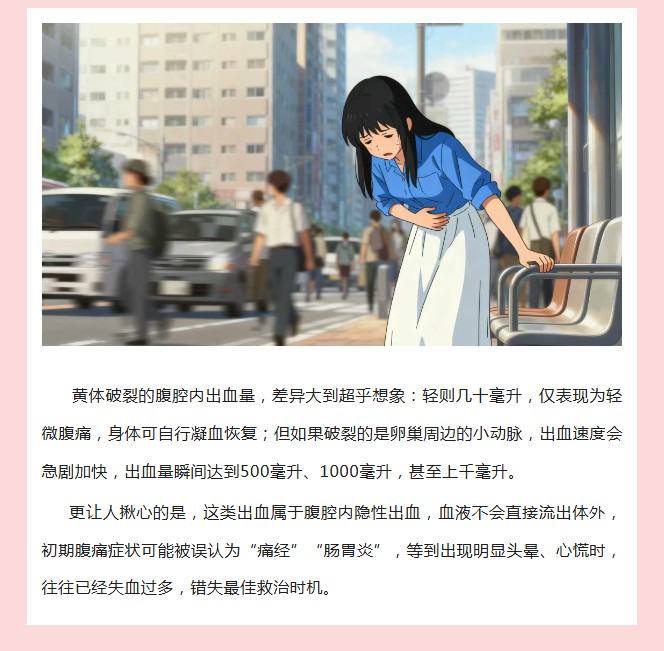 血液研究所｜黄体破裂突发大出血？这些真相要知道……