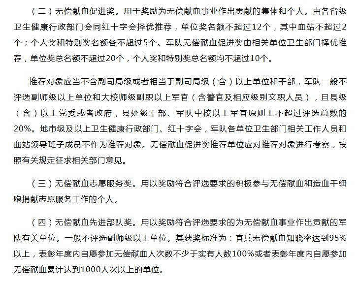 【重要通知】2024-2025年度全国无偿献血表彰申报即将开始！