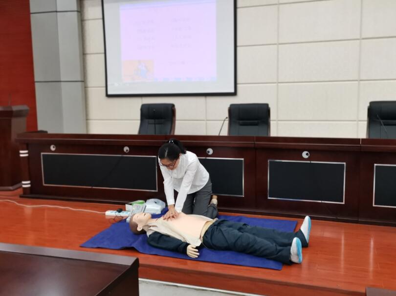 江西省血液中心开展现场救护培训