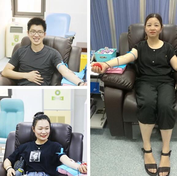 不畏酷暑 甘于奉献--中国电信江阴分公司开展无偿献血活动