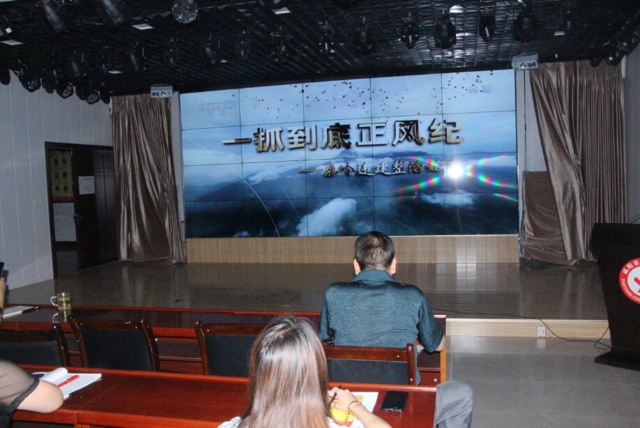 咸阳血站组织党员干部观看专题片《一抓到底正风纪》