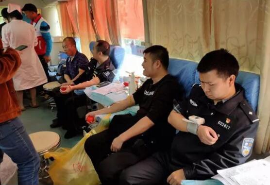 铸警魂 展风采——衡阳市公安系统开展无偿献血活动