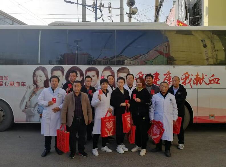 菏泽曹县苏集镇卫生院开展主题教育献血志愿活动
