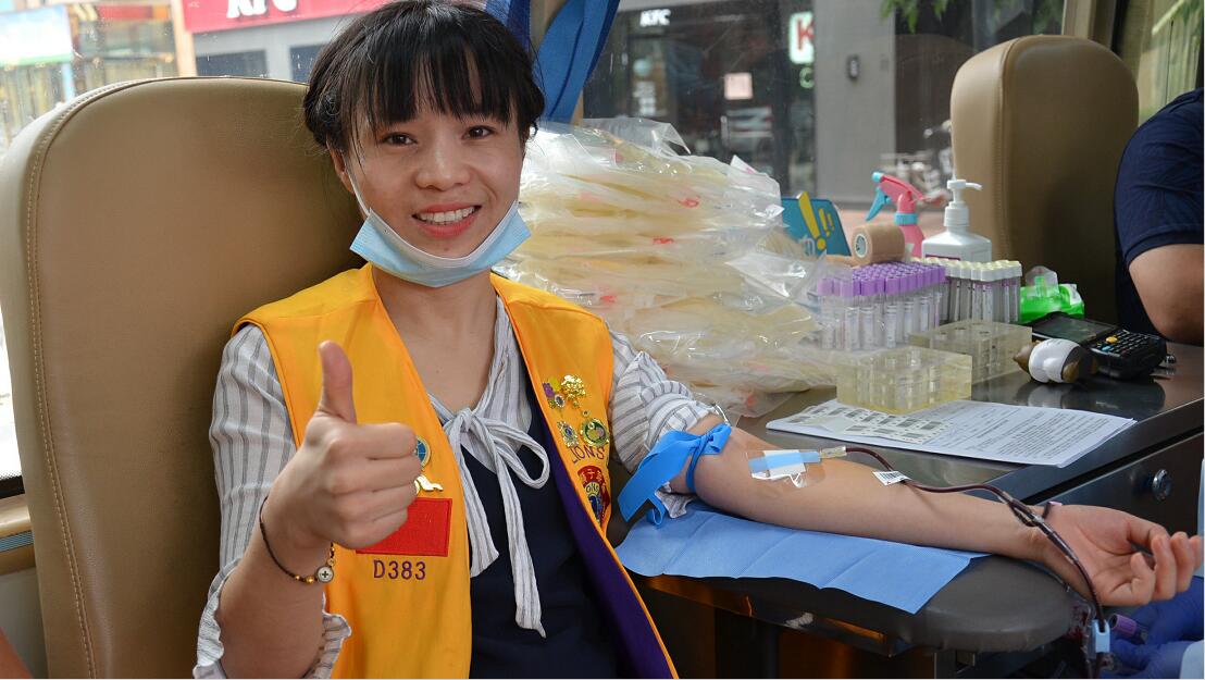 中国狮子联会菏泽分区温馨工程红色行动助力无偿献血