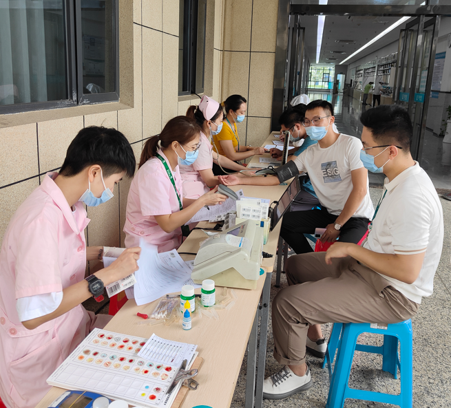 九江市中心血站  江西生益科技有限公司开展无偿献血活动