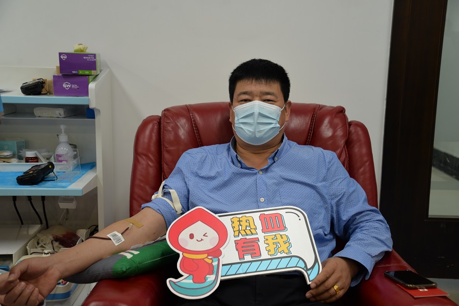 无偿献血 守牢红色生命线-----青岛市陕西商会开展公益献血活动