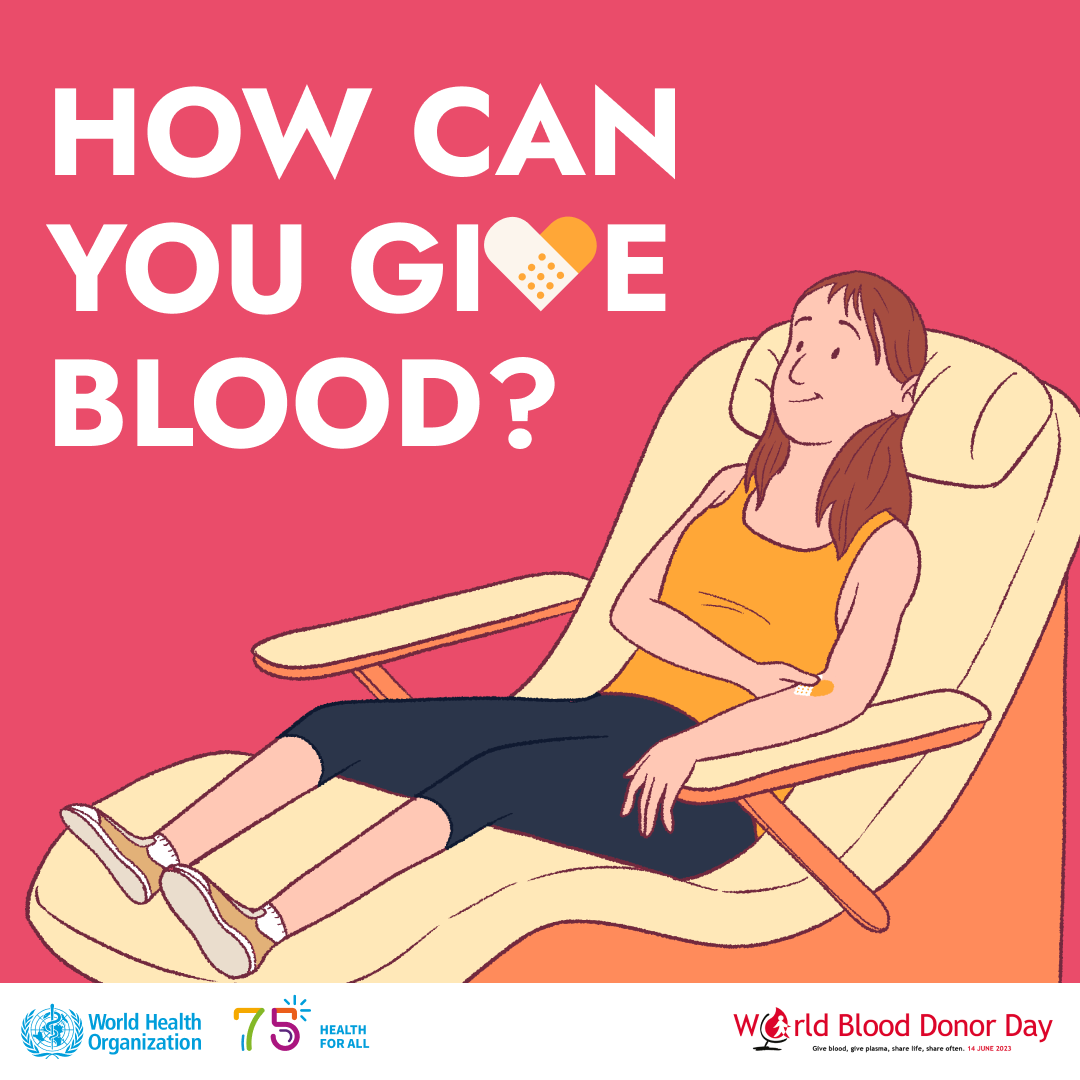 WHO发布第二批世界献血者日海报视频，全网最全！快来领取！