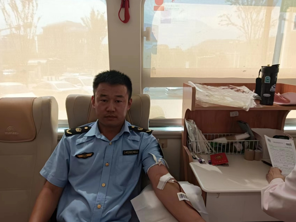 九江庐山市市直单位开展无偿献血活动