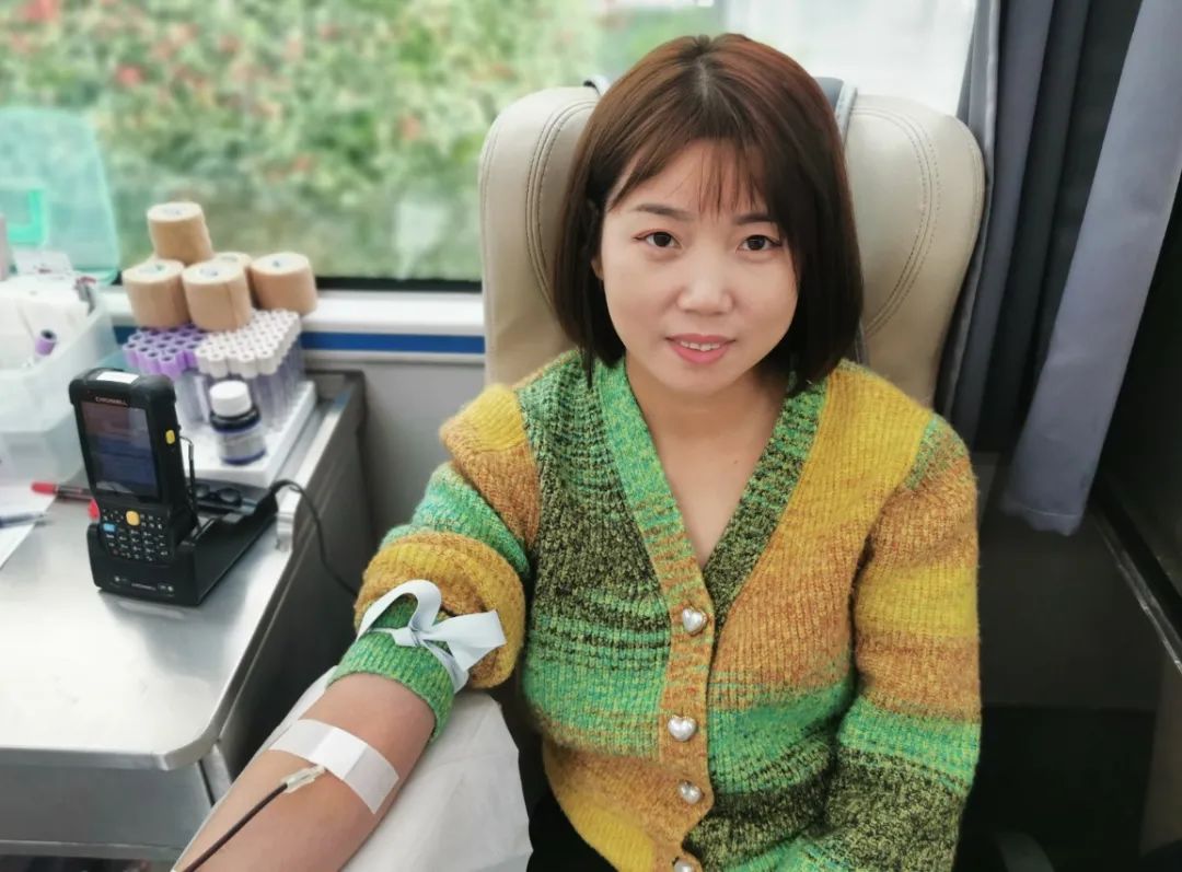 渭南富平县中医医院组织开展团体献血活动