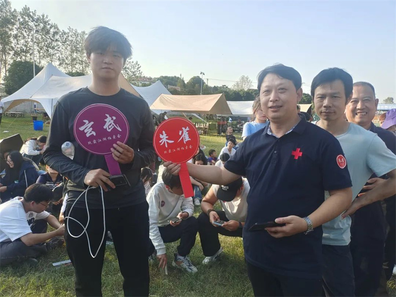 湖南省红十字二队志愿者们参与精彩团建活动