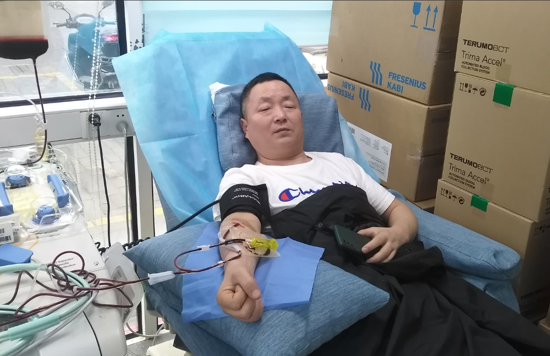 西咸钓台镇，又一位献血英雄