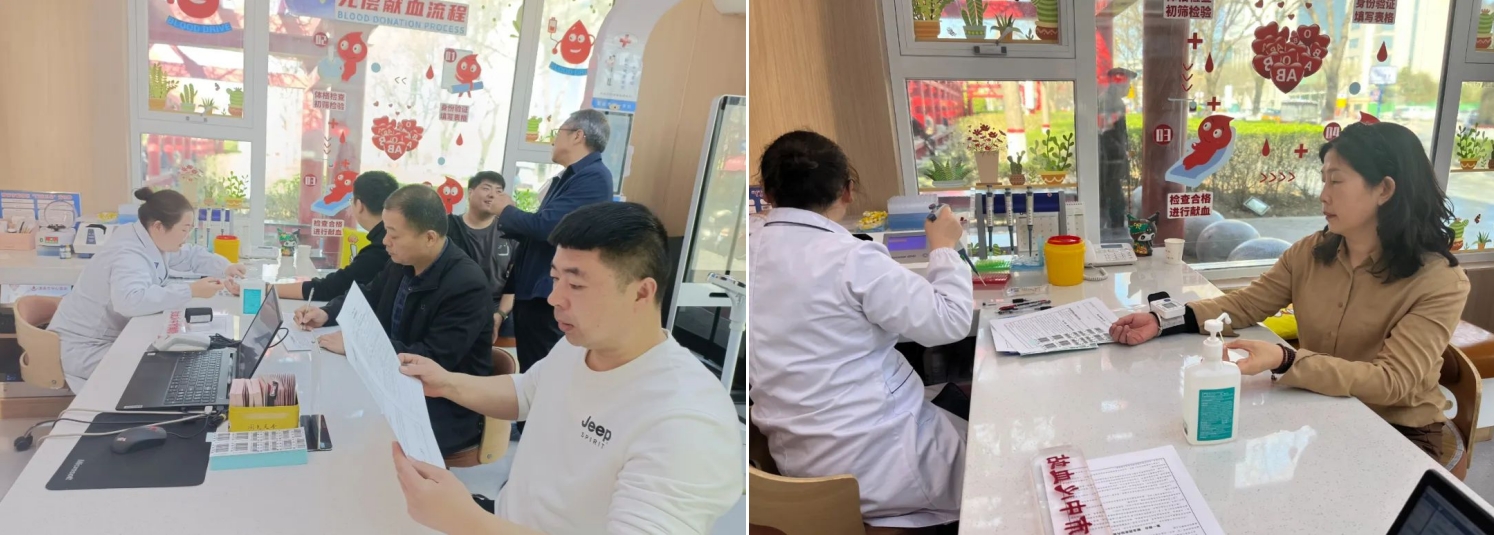 渭南市财政局组织开展团体献血活动