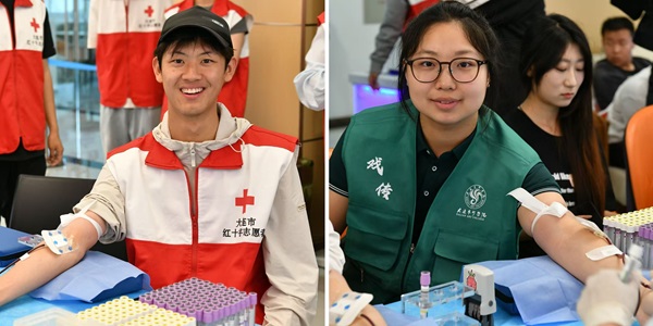青春热血筑大爱，大艺学子显真情