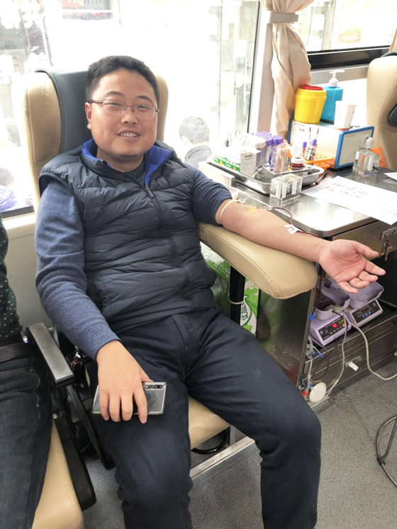 “温暖冬季”汉阴县双乳镇开展无偿献血活动