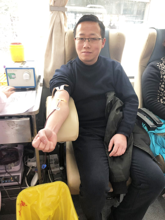 “温暖冬季”汉阴县双乳镇开展无偿献血活动