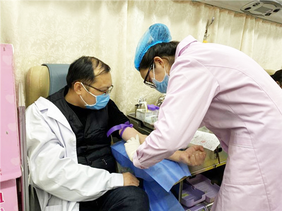 紫阳县公民医院积极展开冬天无偿献血活动