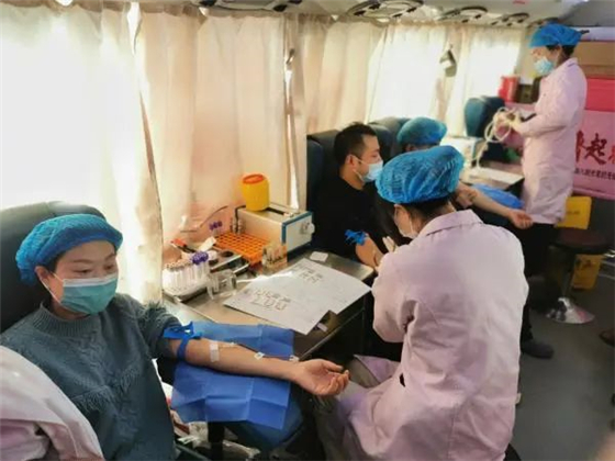 汉阴民申医院组织开展春季无偿献血活动