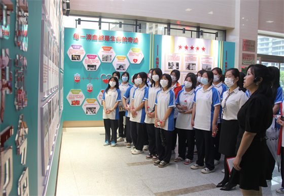 引领青春力量 助力无偿献血丨安康高新中等职业学校第二批学生代表参加血站开放日活动