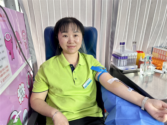 汇聚企业正能量 无偿献血传爱心