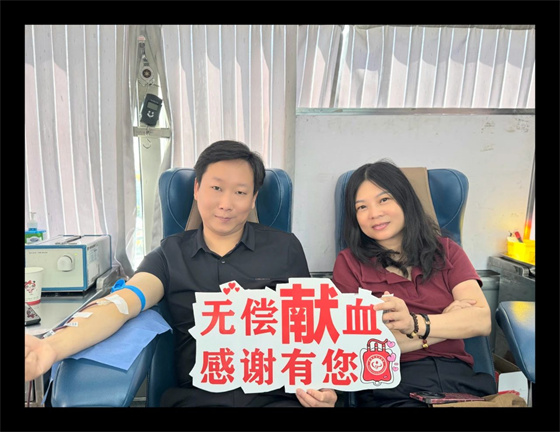 市中心血站联合岚皋中学开展无偿献血活动