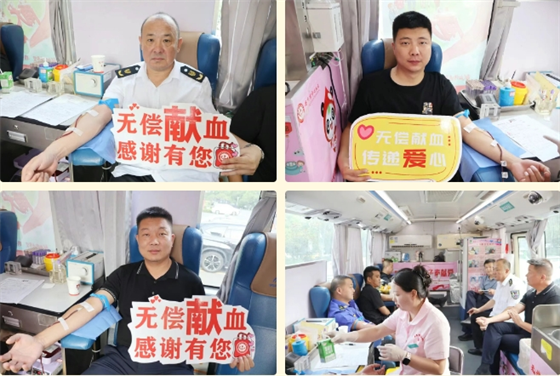 执法为民献热血 爱心传递护安康丨高新区综合行政执法局积极开展献血活动