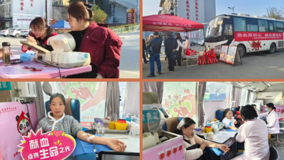 热血暖冬映初心 | 紫阳县汉王镇、石泉县江南九年制学校开展无偿献血活动