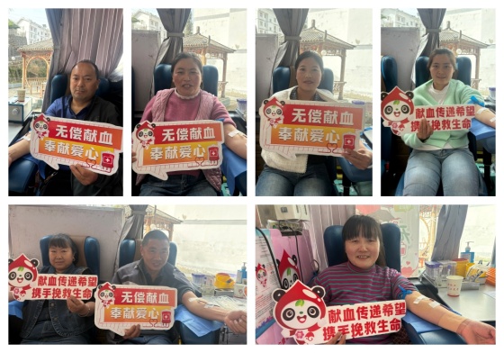 汇聚爱心暖流——宁陕县新场镇、太山庙镇、龙王镇积极开展无偿献血活动