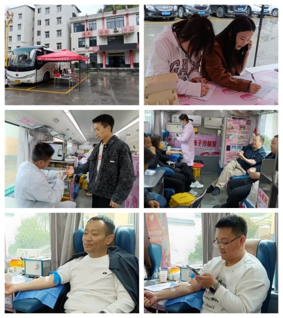 雨中见真情，热血暖曙坪——镇坪县曙坪镇开展无偿献血活动