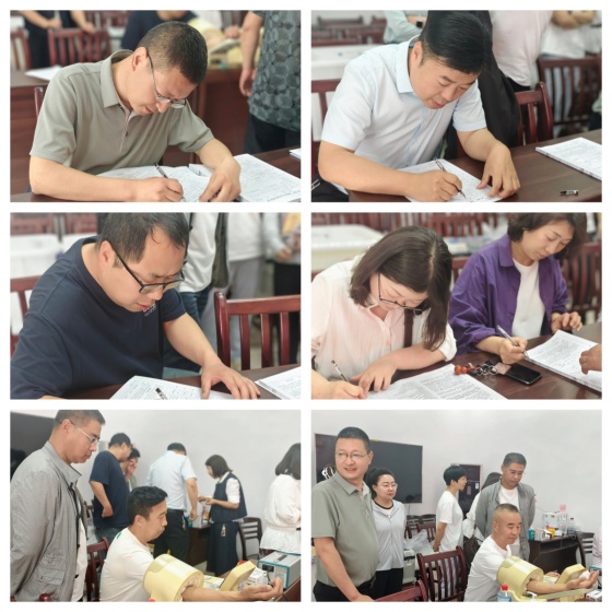 热血汇聚显担当 | 汉滨区农业技术推广站、区农产品检验检测中心联合开展无偿献血活动