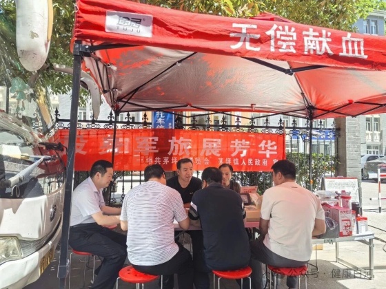白河县医共体茅坪镇分院组织开展无偿献血活动