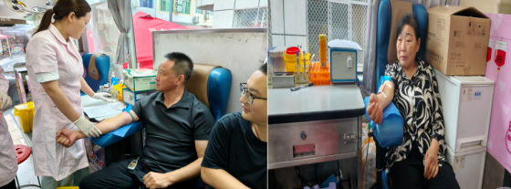 热血传爱心 医者担使命｜石泉县医共体饶峰分院开展无偿献血活动