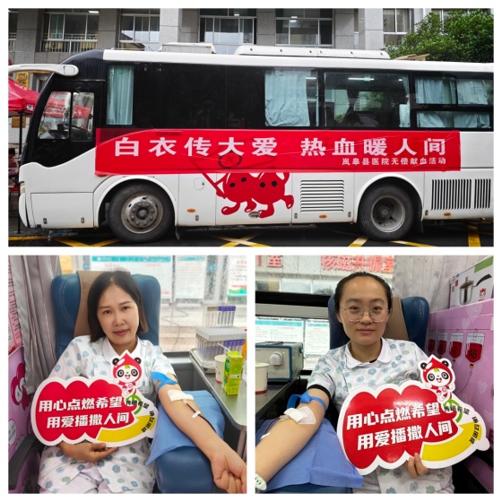 白衣传大爱——岚皋县医院组织开展无偿献血活动