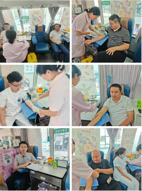 石泉县中医医院组织开展无偿献血主题党日公益活动