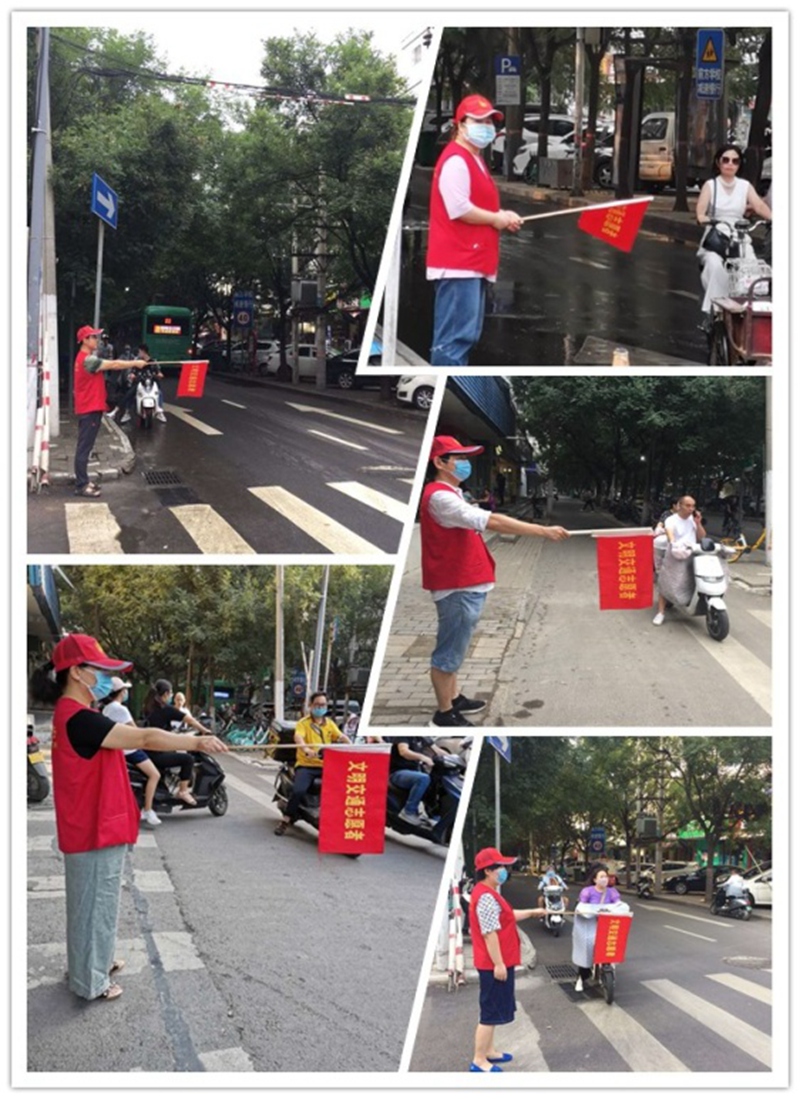 文明交通我先行 ----检验科党支部参加文明交通岗纪实