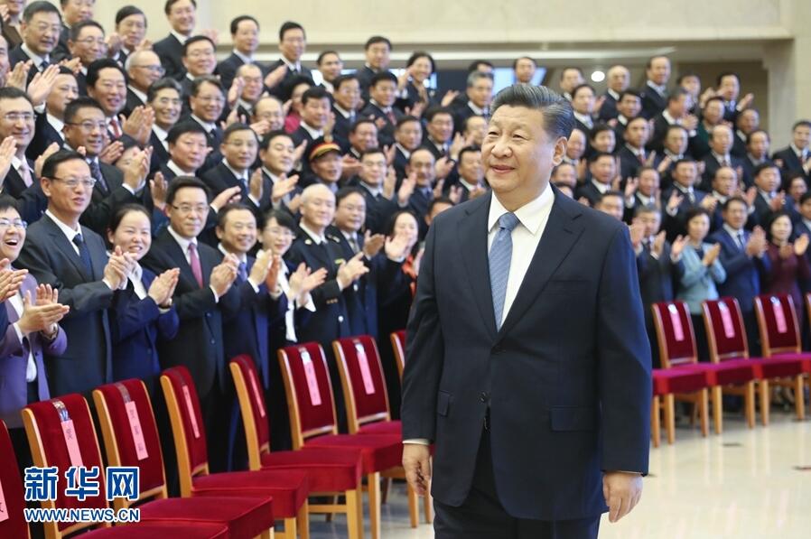 习近平会见全国精神文明建设表彰大会代表 王沪宁参加会见并在表彰大会上讲话
