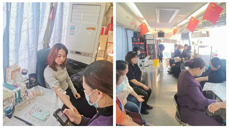 枫杨办事处大里村：组织百人无偿献血，助力文明城市建设