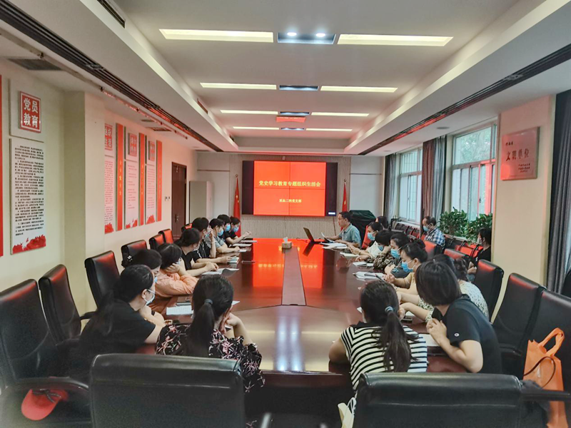 采血二科党支部召开党史学习教育专题组织生活会
