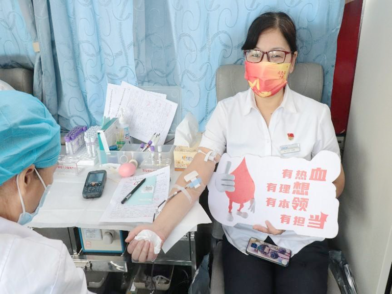 【团队】献血有限 爱心无限--北京国基伟业郑州区域党支部开展无偿献血活动