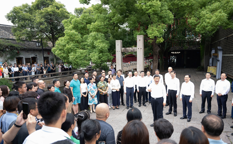 习近平在江苏考察时强调在推进中国式现代化中走在前做示范谱写“强富美高”新江苏现代化建设新篇章