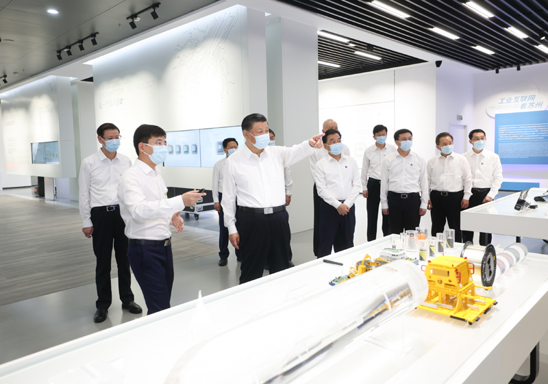 习近平在江苏考察时强调在推进中国式现代化中走在前做示范谱写“强富美高”新江苏现代化建设新篇章