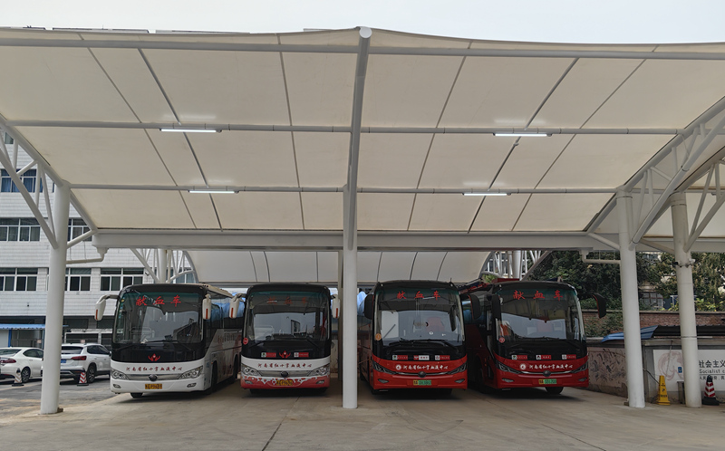 大车车棚二期项目建设顺利完工
