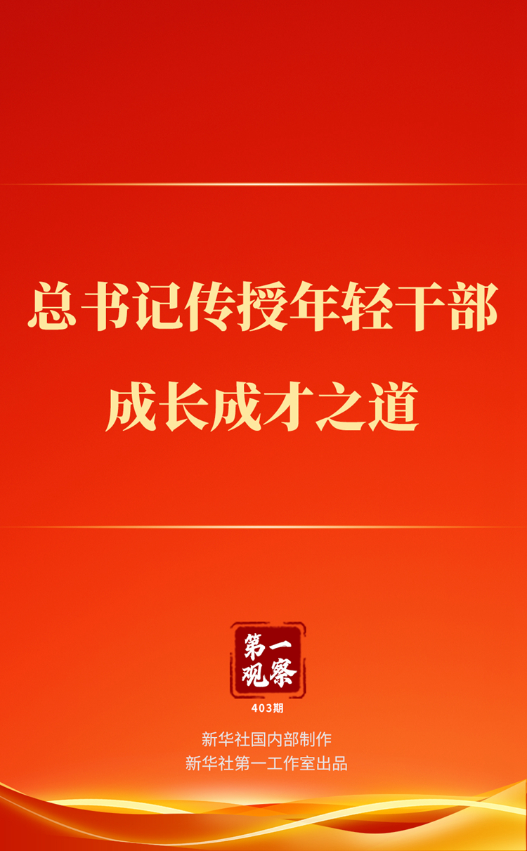 总书记传授年轻干部成长成才之道