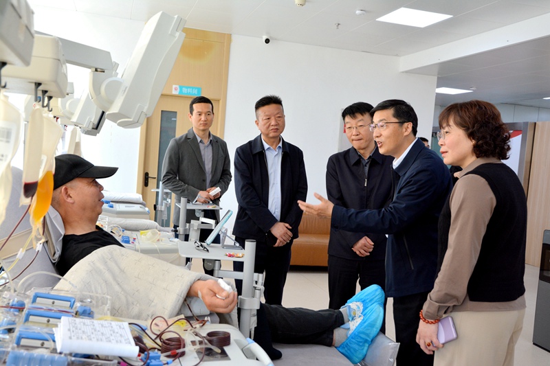 省卫生健康委医疗应急处为生命助力加油