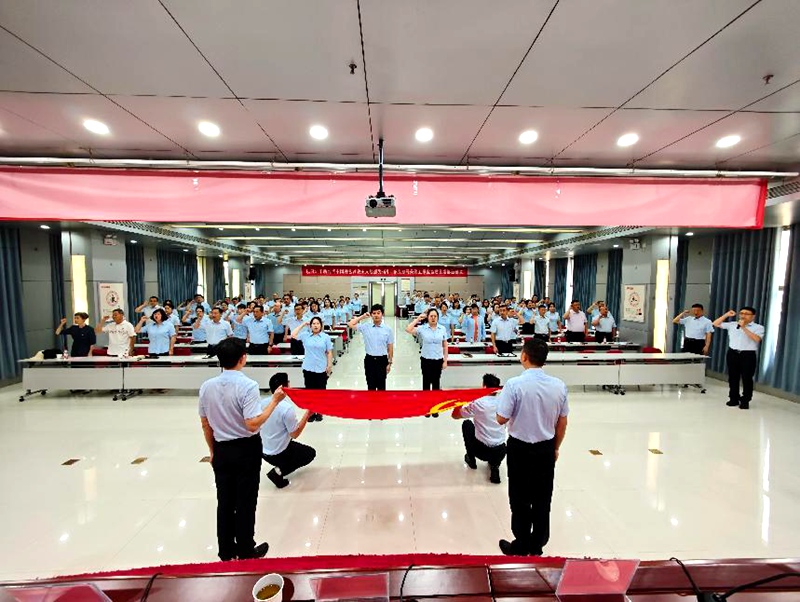 省血液中心召开庆祝中国共产党成立104周年会议