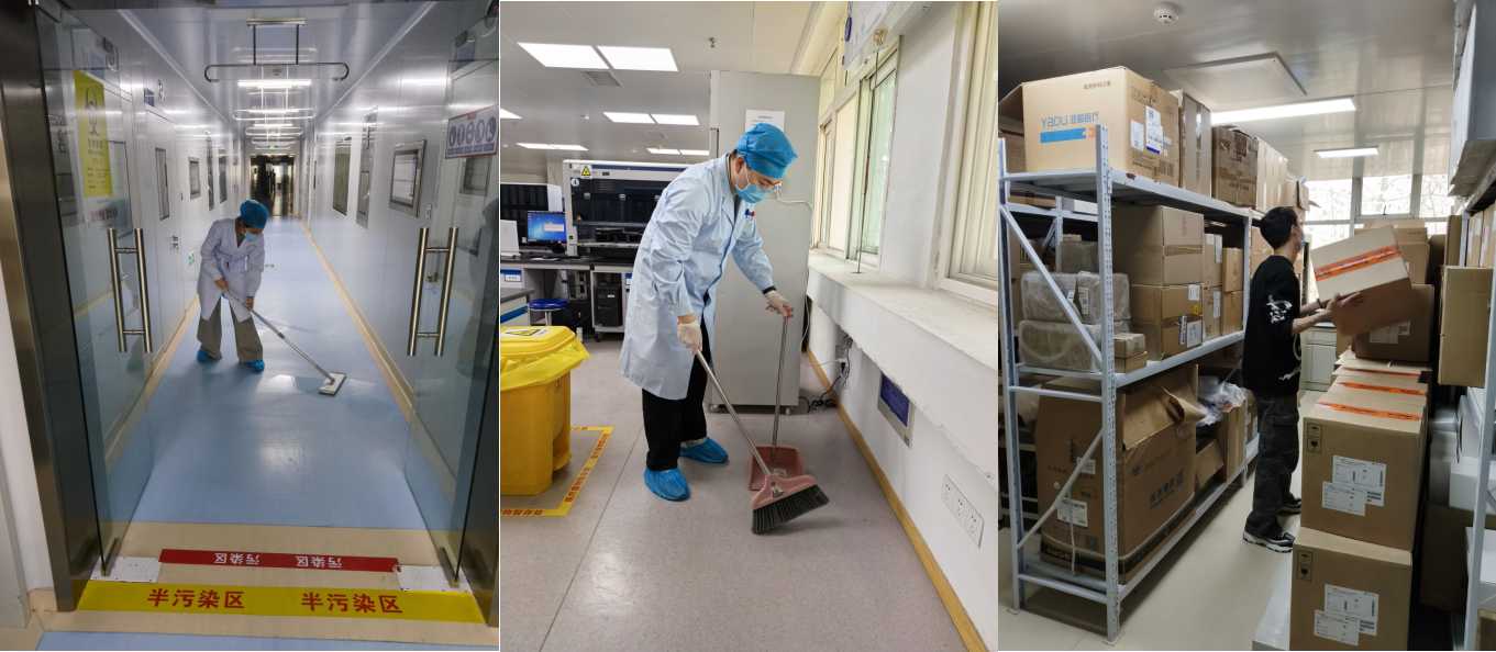 扫尘迎新辞旧岁 福到检验过大年