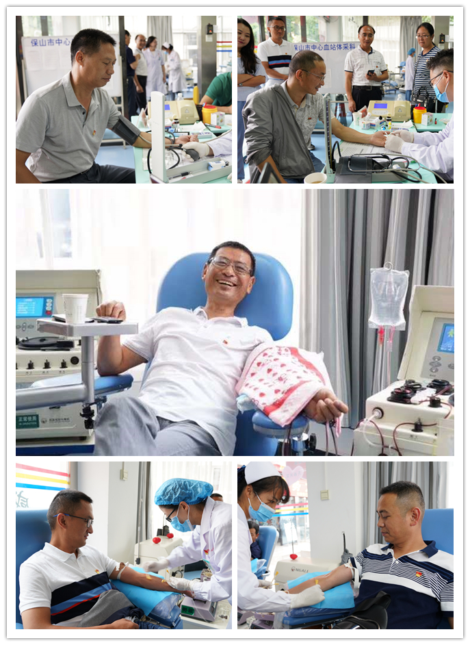 市卫健委机关党支部开展“7.1”无偿献血主题活动