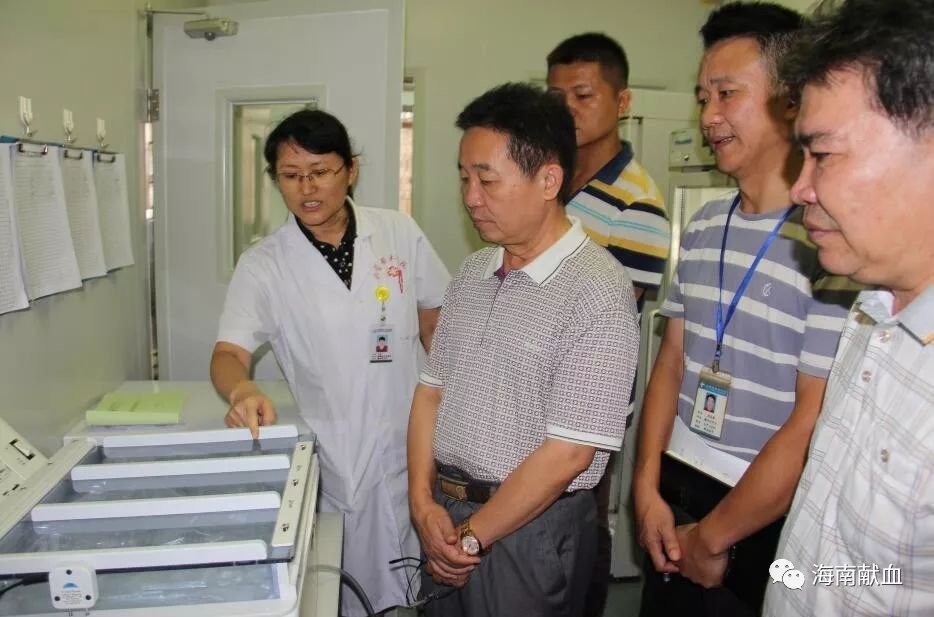 海南省血液中心副主任李儒焕到儋州开展调研指导工作